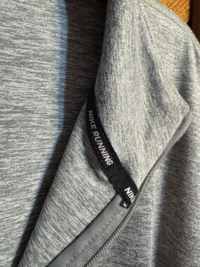 Nike Gray Heather Performance Zip Jacket
